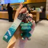 Llavero Original Serie Oso Camaleón de Resina Colgante de Moda Accesorio para Coche Pequeño Regalo