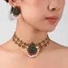 Traje de estilo étnico retro transfronterizo con borlas de perlas Traje para turismo con ropa china Traje bohemio para mujer