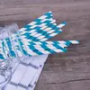 Popotes Desechables Personalizados Coloridos Artísticos para Bebidas Estilo Ins Popular Ecológicos Tubo de Papel para Jugos Tira Tubo Recto