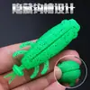 Atacado Minhoca Macia Flutuante, Isca Macia de Efemérida, Isca Macia Preta, Anzol Crank de Tpr, Isca para Peixe Cabeça de Cobra, Isca Biônica