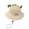 Sombrero de Paja para Niños, Lindo Sombrero para Niños, Sombrero de Sol de Verano de Ala Ancha con Dibujos Animados para Bebé, Sombrero de Playa para Niña y Niño, Malla Súper Linda