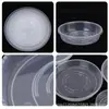 Bandeja Redonda Bandeja Transparente Bandeja Gruesa de Alta Transparencia Fabricante Venta al por Mayor Bandeja de Agua Base para Maceta Comercio Exterior Transfronterizo