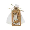 Llavero Colgante Creativo Personalizado de Pie Colgante de Joyería para Fiesta Festiva Abrebotellas Multifuncional Regalo