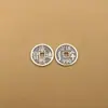 S990 Prata de Pé Moeda de Ouro Cinco Imperadores Jiaqing Qianlong Yongzheng Kangxi Shunzhi Tongbao Pingente Acessórios DIY Joker