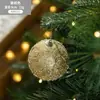 Nueva bola de Navidad bola de espuma, adorno de bola de rejilla dorada, decoración de escena, bola decorativa de 8 CM, bola de Navidad en paquete individual