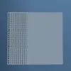 DIY Libro de Hojas Sueltas Núcleo de Reemplazo Clip de Almacenamiento de Clasificación A5b5 Tira de Encuadernación de Hojas Sueltas Anillo de Encuadernación de Apertura y Cierre de 20 Agujeros/26 Agujeros
