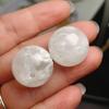 Copos de Nieve Polvo Fantasma Perlas de Cristal Hecho a Mano DIY Accesorios de Perlas Redondas Pulsera de Perlas Individual Tejido Múltiples Gemas