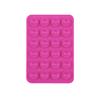24 Ventosas de Silicone Preto Simples Adesivos de Ventosa Antiderrapante Capa de Celular Portátil Quadrado Removível Suporte para Celular