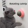 Brinquedo para Pet Bola de Menta Brinquedo para Gato Giratório Autoadesivo Pirulito de Gato Resistente à Mastigação Alívio do Tédio para Gatos Erva de Gato Atacado