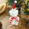 Presente de Natal para Crianças, Boneca para Esposa ou Namorada, Urso de Pelúcia Blush, Pequeno Pingente Criativo com Tema de Comida