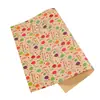 Buquê de flores de papel kraft retrô espessado transfronteiriço embalagem de flores frescas caixa de presente papel de embalagem para presente em estoque atacado