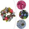 Guirnalda de Peonías y Margaritas de Primavera Decoración de Pared Hogar Flor de Seda Rama Seca Corona Decorativa Accesorios para Colgar en la Puerta