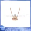 Pandora S925 cuproníquel chapado en plata temperamento de moda amor símbolo eterno cadena alta para clavícula collar diy