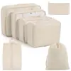Bolsa de almacenamiento para viajes transfronterizos juego de ocho piezas bolsa de almacenamiento para viajes de negocios bolsa de almacenamiento de gran capacidad bolsa de almacenamiento de viaje impermeable