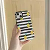 O Estojo de Celular Listrado de Limão Mais Vendido da América do Norte Iphone17 Película Dois em Um Apple 18Pm Estojo Protetor
