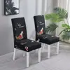 Decoración de Halloween Funda para Silla Leche Seda Elástica Cobertura Completa Funda para Silla de Comedor Funda para Silla de Hogar Restaurante Decoración Festival de Fantasmas