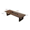 Nueva mesa de té de madera maciza estilo chino para hogar y oficina, mesa de té de madera grande con diseño creativo inspirado en Zen para la preparación de té Kung Fu, incluye mesa y sillas