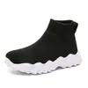 Zapatos Deportivos para Niños, Zapatos para Niñas de Primavera y Verano, Calcetines Fly-Knit, Moda de Caña Alta, Familia de Zapatos Tejidos Elásticos