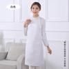 Delantal Simple Color Sólido Estampado Logo Fábrica Venta al por Mayor Catering Cocina Ropa de Trabajo Hermética Suciedad para Hombres y Mujeres
