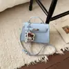 Bolso de Mano Texturizado de Nicho Estilo Francés 2025 Nuevo Bolso para Mujer Moda Bolso Cruzado Simple Cuadrado Pequeño Casual de Moda