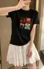 Camiseta de algodón acanalado Shisanxing de fuente física para mujer, top de manga corta ajustado, suministro exclusivo mayorista de verano