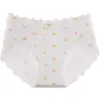 Ropa interior de seda helada para niñas Yu Zhaolin, antibacteriana, con refuerzo de algodón puro, ultrafina, refrescante, transpirable, sin pellizcar las nalgas, calzones para niñas