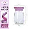 Botella de Vidrio Nueva para Condimentos 70% de descuento Tarro de Condimentos Doble Uso Apilable para el Hogar Tarro de Condimentos a Prueba de Humedad Suministros de Cocina Tarro de Vidrio para Sal