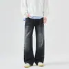 Roupas Masculinas Maple House / Coleção Outono/Inverno 2026: Calça Jeans Reta Street Casual High-Street, Levemente Flare, Calça Longa Masculina