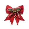 Decoraciones para árbol de Navidad, decoraciones de moño navideño brillantes, usadas como adornos para casas vacacionales, mesas de fiesta y para realzar el ambiente festivo, adornos para árbol de Navidad, 17*18 pulgadas
