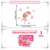 YCO15010 Naranja que Brilla en la Oscuridad Flores Mariposas Niña Pegatinas Luminosas Dormitorio Sala de Estar Decoración del Hogar Pegatinas de Pared Autoadhesivas