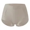 Calcinhas de Renda com Controle de Barriga em Modal para Mulheres, Finas para o Verão, Sem Costura, Respiráveis, Seda de Amora, Antibacterianas, Cintura Média