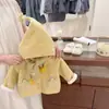 ¡Gente Estrella Original Tongxingyuan! Chaqueta con Capucha de Elfo Estilo Coreano para Niños y Niñas, Abrigo de Algodón para Bebé, Transfronterizo