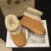 Botas de Nieve Gruesas de Moda y Versátiles para Mujer, Nuevo Estilo Otoño e Invierno 2025, Aspecto de Alta Gama, Forradas de Felpa, Cálidas, Antideslizantes, Botines
