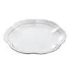 Plato de Verduras con Borde Dorado al por Mayor Plato Flor de Ciruelo Plato de Cerámica para la Casa Plato para Pescado Plato de Cerámica de Alta Gama Comercial para Platos Fríos