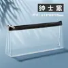 Bolsa de Lápices Transparente para Exámenes, Bolsa Especial de Papelería para Estudiantes de Primaria, Especial para Exámenes, Caja de Papelería Simple para Mujeres, Almacenamiento de Bolsa de Lápices