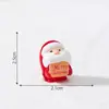 Paisagem em miniatura, presente fofo, figura do Papai Noel, globo de neve adorável, decoração DIY, acessórios para pendurar, pequenos enfeites