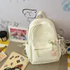 Mochila Simple Estilo Coreano para Mujer, Gran Capacidad, Moderna y Versátil, Bolso Escolar Estilo Universitario para Estudiantes, Mochila Ligera Casual