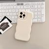 Adecuado para iPhone 16 Funda de Teléfono Apple 17Promax Color Sólido Cojín de Aire 13 Silicona 12 Simple 15 Borde Ondulado 11