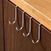 Ganchos para Armario, Ganchos de Almacenamiento para Baño y Cocina, Ganchos de Acero Inoxidable para Puerta, Ganchos para Gabinete sin Taladro, Venta al por Mayor de Fabricantes