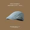 Sombrero Japonés de Mezclilla para Hombre Marca de Moda Tendencia Estilo Urbano Sombrero de Pintor Estilo Británico Literario Retro Sombrero de Repartidor