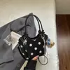 Bolsa de Axila de Lunares Estilo Francés para Mujer Shuai Mi Home Modelo Nuevo 2026 Bolso de Mano Bolso de Hombro Cruzado Simple y Elegante Bolsa de Viaje