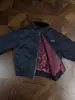 Chaqueta Harrington de Algodón Estilo Americano con Cuello de Piel para Hombre, Chaqueta Corta Gruesa de Invierno Caliente Desmontable, Abrigo de Algodón