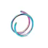 Fábrica de Origem Argola Espiral para Lábio 316L Argola Dupla Linha Joia para Body Piercing Aço Inoxidável Argola para Nariz Argola para Lábio Argola Lisa Atacado