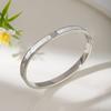 Nuevo Pulsera de Perla Blanca de Tres Diamantes Yunyao en Acero de Titanio Dorado Rosa, Accesorio de Moda Simple y Versátil en Estilo Europeo y Americano