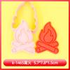 Série Exterior Molde de Biscoito Tenda Desenho Animado 3D Molde de Biscoito Argila DIY Mochila Simulação Molde de Biscoito