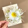 Pinza para el Cabello de Flor Estilo Dulce Festivo para Mujer Pinza para el Flequillo Atmósfera Suave Accesorios de Flor para el Cabello Pinza Linda para el Cabello
