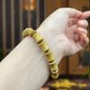Pulsera de Sándalo Verde y Bambú para Mujer, Versátil, Estilo Nicho, Para Chicos, Ascenso Constante, Nuevo Estilo Chino, Pulsera para Mujer, Beneficio de Transmisión en Vivo
