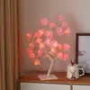 Lámpara de árbol de rosas artificiales LED transfronteriza, nuevo producto de iluminación de Amazon, luz nocturna de ambiente para habitación, lámpara decorativa creativa