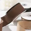 Cinta de Algodón de Color Sólido con Borde Prensado Material para Lazos DIY Accesorios para el Cabello Tela para Ropa Sombrero Cinta Decorativa Tela para Empaquetar Cajas de Regalo
