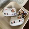 Lindo Juguete de Peluche de Gatito de Dibujos Animados, Accesorio de Llavero de Alto Valor para Niñas